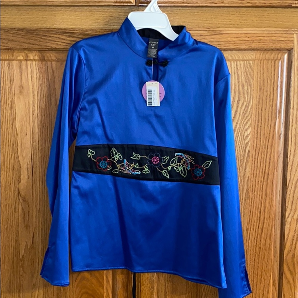 Girls silk top